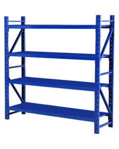 Luolai Bao Heavy-Duty Industrial Shelf Blue 200*60*200cm, Multi-Tier Warehouse Storage Rack