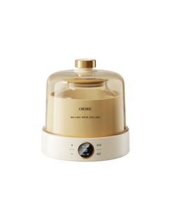 OIDIRE Yogurt Maker, Home Automatic Yogurt Fermenter, Natto Maker, Rice Wine Maker, Pickle Maker, Small Smart Constant Temperature Fermentation Machine with Glass Inner Pot + Glass Cups ODI-SA23