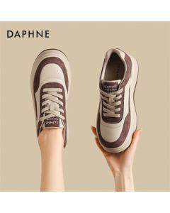 Daphne Women's Casual Sneakers, Spring/Autumn New Arrival Soft-Soled Comfort Shoes 4024404556, Brown, Size 36