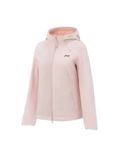 Li Ning Fleece-Lined Water-Repellent Windbreaker for Women - 2025 Autumn/Winter Fashion Sports Jacket AFDVE78