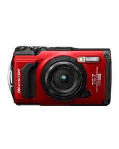 OM SYSTEM TG-7 Digital Camera Multi-functional Action Camera Tough Camera Six-proof Compact Camera Macro Diving Outdoor Travel 4K Video Red