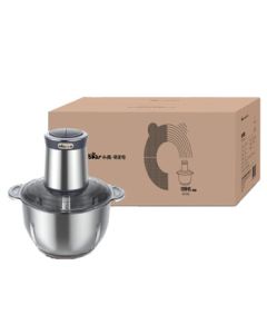 Bear (Bear) Home Meat Grinder, Electric Multi-functional Food Processor, Chopper, Meat Mincer, Dumpling Filling Maker, Garlic Masher, All-Steel Meat Mixer QSJ-C04Q1