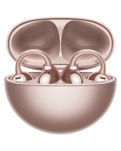 HUAWEI FreeClip Clip-On Earbuds with Wireless Charging in Rose Gold