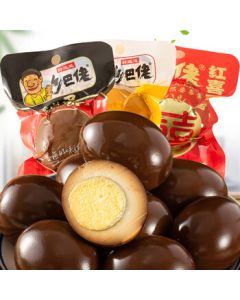 Good Luck Dao Country Bumpkin Spiced Braised Eggs 33g*10pcs Cooked Eggs Instant Noodles Partner Snack Ready-to-Eat Braised Flavor
