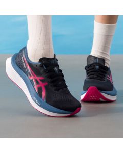 ASICS Cushioned Breathable Shoes for Women's Fitness Training with Stable Support Running Shoes 1012B676-001 Size 37.5