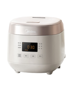 Midea 0-Coating 2L Stainless Steel Inner Pot Rice Cooker for 1-2 People, Smart Multi-Function Micro-Pressure Non-Stick Electric Rice Cooker MB-RC201S (Gift & Bulk Purchase)