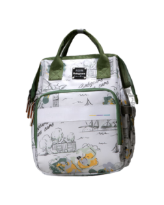 babycare Mom Bag Multifunctional Maternity Baby Outing Lightweight Handheld Backpack Stroller Bag - Seriman Scenery Green Large