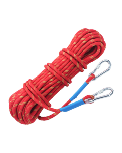 Golmud Safety Rope for High-Altitude Work 12mm 10m with Hook Set, Construction Site Mountaineering Climbing Rescue Rope RW112179