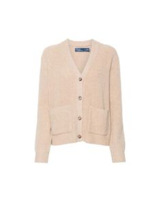 Polo Ralph Lauren Women's Wool Cardigan Coat 211944515001 Oatmeal S