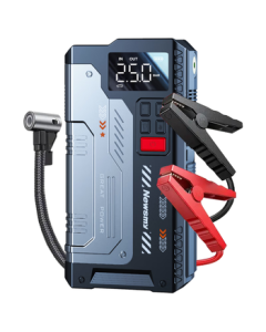 Newsmy [3C Certified] V6 Car Emergency Jump Starter with Air Compressor, 12000mAh Portable Power Bank for Vehicle Battery Charging, Motorcycle Tire Inflator, Outdoor Strong Start