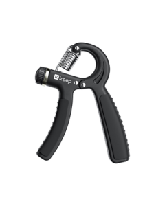 Keep Adjustable Counting Hand Grip Strengthener for Men's Rehabilitation, Wrist Power Ball, Arm Training for Kids - Black