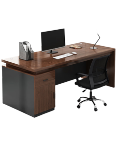 Shenglang Office Desk Computer Desk Workstation Simple Modern Workstation Writing Desk Desk and Chair Set 180*80cm