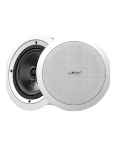 SAST YS4-6 Coaxial Constant Voltage Ceiling Speaker, Background Music Public Broadcast Sound System, Home Theater Hi-Fi for Residential, Stores, and Shopping Malls, 8-Inch Ceiling Mount
