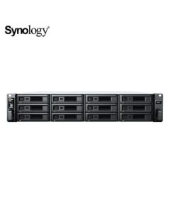 Synology RS3621xs+ 8-Core 12-Bay Network Storage with 64GB RAM/16TB HDD*4/960GB SSD*2/RKS-02 2U Rails/Dual-Port 10GbE Fiber Card