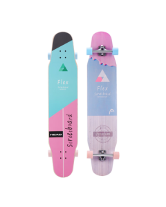 HEAD Skateboard Longboard Professional Deck for Adults, Boys, Girls, and Kids - Beginner-Friendly Cruiser, Freestyle, Dance Board for Street Commuting and Riding