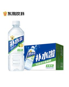 Dongpeng Special Drink Electrolyte Water Beverage 555ml*24 Bottles - Refreshing Lemon Flavor for Hydration During Running and Fitness