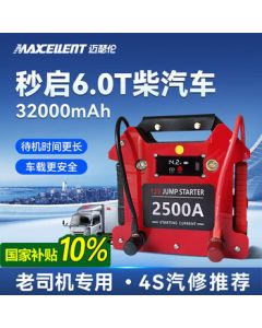 MAXCELLENT Mayslen [3C Certified] Car Jump Starter Emergency Power Bank Portable Booster 32000mAh