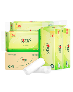 Heartex Coreless Toilet Paper, Tea Scented 4-Ply 100g*40 Rolls, Tissue Paper, Bathroom Tissue, Whole Case (New and Old Alternating)