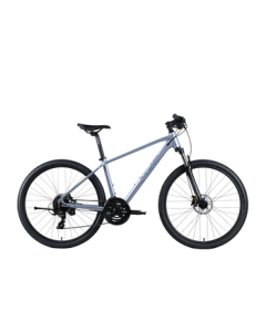 XDS Mountain Bike Hacker 700 Aluminum Frame 24-Speed Hydraulic Disc Brake Silver/Gray 15.5 Inches