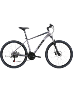 XDS Mountain Bike Hacker 380 Suspension Fork 21-Speed Aluminum Frame Black/Gray 17"