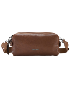 Samsonite 2025 New Men's Multi-functional Crossbody Bag, Fashionable Casual Travel Shoulder Bag, Gift for Men NS1, Brown