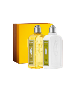 L'Occitane Bath & Body Gift Set (250ml Shower Gel + 250ml Body Lotion) Moisturizing & Long-Lasting Fragrance Birthday Gift