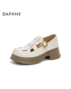 Daphne Platform Roman Style Summer Women's High Heel Fashion Sandals 4025101696 Beige 38