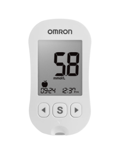Omron (OMRON) Blood Glucose Monitor 631-A Fingerstick Blood Glucose Testing Kit Home Use (Includes 100 Test Strips)