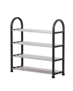 Anerya Multi-Tier Shoe Rack, Simple Shoe Cabinet for Entrance, Living Room, Dormitory, Rental Home Storage Shelf, Reinforced 4-Tier 50cm