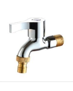 Washing machine faucet 4 points into the wall