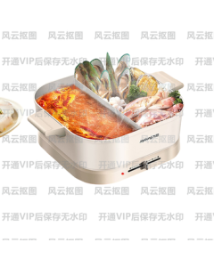 Joyoung Electric Wok, Electric Hot Pot, Multi-functional Non-stick Hot Pot with Grill, 6L HG60-G115 [Bulk Purchase] [Supports Drop Shipping]