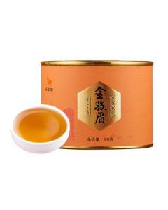 Bama Tea Premium Wuyi Mountain Golden Junmei Black Tea 80g Canister for Self-Enjoyment