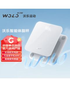 WOLONOW Smart Body Fat Scale, High Precision Bluetooth APP Health Weight Scale with Rechargeable Battery