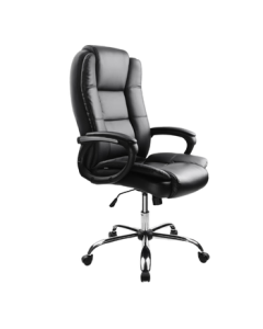 Deli 4913 Home Office Chair Ergonomic Leather Swivel Chair with Adjustable Height Stylish Executive Chair
