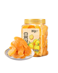 Xianji Dried Yellow Peach 500g/Can Preserved Fruit Snack Dried Fruit Leisure Food Office Snack