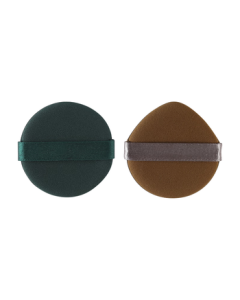 Uhome UPLUS Egg Yolk Pie Dual-sided Makeup Sponge, Pineapple Pie Sponge (4 pcs) Ultra-Soft for Dry & Wet Use, Minimal Product Absorption