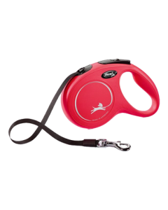 FLEXI Martian Series Dog Leash Automatic Retractable Tape Leash S5 Meter Flame Red