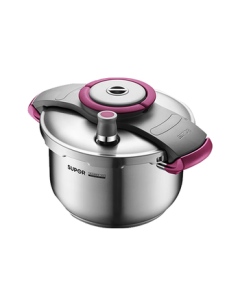 SUPOR Pressure Cooker 304 Stainless Steel, One-Hand Easy Open Lid, Thickened Explosion-Proof, Compatible with Gas & Induction Stoves, YueTi Series