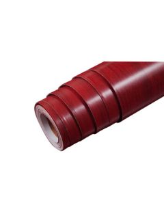 Nashide DMQ0263 Thickened Waterproof PVC Wood Grain Self-Adhesive Wallpaper for Wardrobe Renovation - Mahogany Grain 60cm*5m