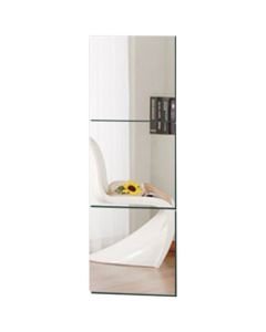 Naside DMQ0210 Mirror Wall Sticker Self-Adhesive Acrylic Mirror Film Soft Mirror Right Angle 30cm