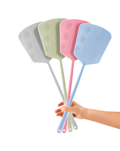 Jiapinhui Plastic Fly Swatter Set of 3, Multi-Color Random for Home Use, Mosquito and Cockroach Repellent