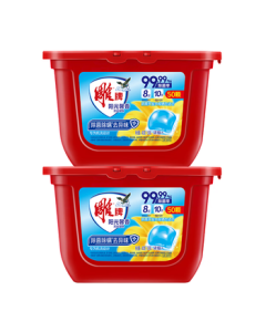 Diao Brand Laundry Detergent Pods 50 Pcs*2 Boxes, Sunshine Scent, 99% Bacteria Removal, Anti-Mite, Eliminates Hot Pot Odor, Laundry Balls