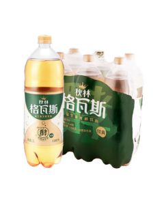 Qiulin Kvass - Russian Style Bread Fermented Beverage, 1.5L*6 Bottles, Whole Case Pack