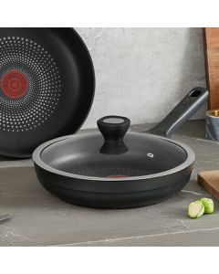 SUPOR Red Dot Lightweight Cast Aluminum Frying Pan, 28cm Non-Stick Smokeless Pan for Induction and Gas Stoves EJ28UAN01