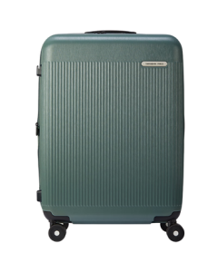Samsonite 28-inch Suitcase Lightweight Vertical Stripe Travel Luggage NZ2 Slate Green Check-in TSA Lock Hardshell Spinner