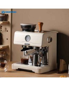 DAEWOO Coffee Machine for Home and Commercial Use, All-in-One Grinding Compact Semi-Automatic Coffee Maker DY-KF26A DY-KF26A
