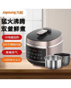 Joyoung Electric Pressure Cooker 6L Multi-functional Smart IH Electromagnetic Heating Adjustable Pressure Stainless Steel Inner Pot Y-60IHS7