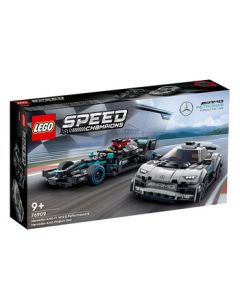 LEGO Building Blocks 76909 Super Speed Champions Mercedes Racing Car Model Toy for Boys and Girls