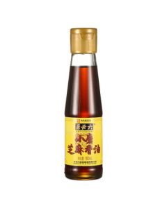Liubiju Small Stone-Milled Sesame Oil 180ml | Traditional Craft | Water Substitution Method | Cold Dishes & Hot Pot Seasoning | China Time-Honored Brand