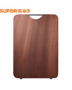 Supor Ebony Solid Wood Extra-Thick 0 Glue 0 Paint 0 Wax Cutting Board Chopping Board BW402825AF1 40*28*2.5 (cm)